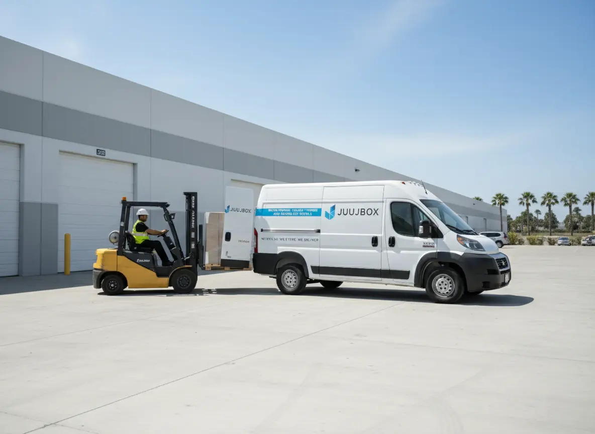 Pallet storage in San Diego warehouse facility