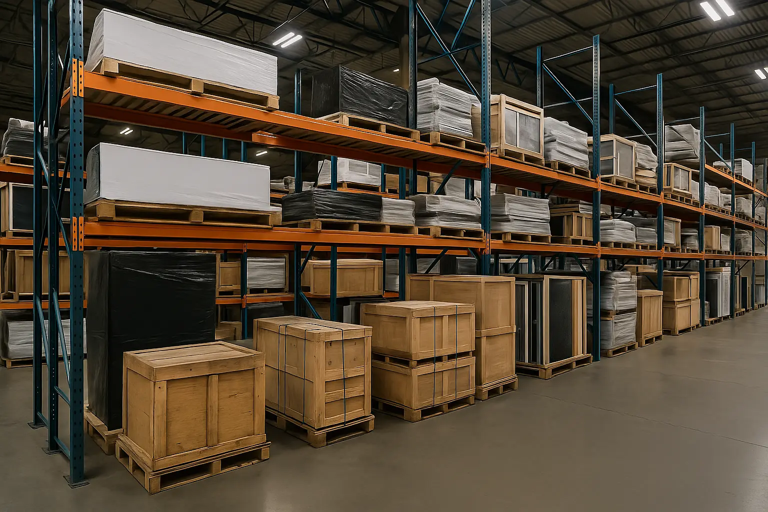 Pallet storage warehouse in San Diego